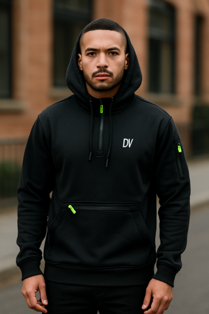 Pocket Zip Hoodie